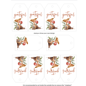 Grateful printable tags