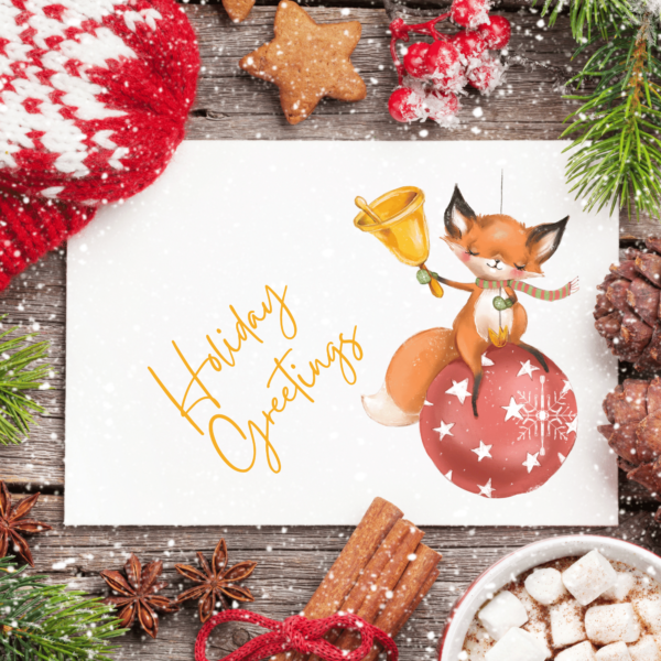 Printable Christmas card, decorate, embellish and print out every year.