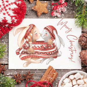 Printable Christmas card, decorate, embellish and print out every year.