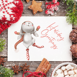 Printable Christmas card, decorate, embellish and print out every year.