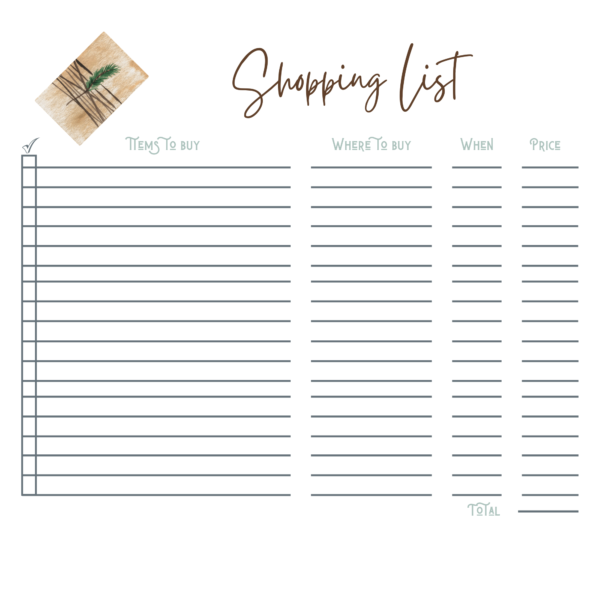 Printable Christmas planner for planning all those activities during the holiday season.