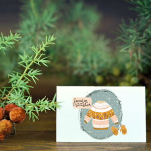 Non-Traditional Rustic card, decorate, embellish and printable for the holidays during every year.