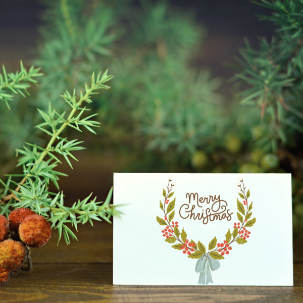 Printable Traditional Rustic card, decorate, embellish and print out every year.