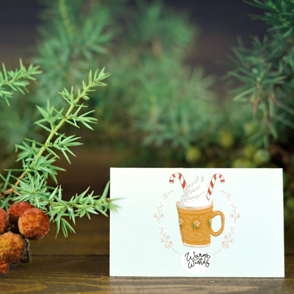 Non-Traditional Rustic card, decorate, embellish and printable for the holidays during every year.