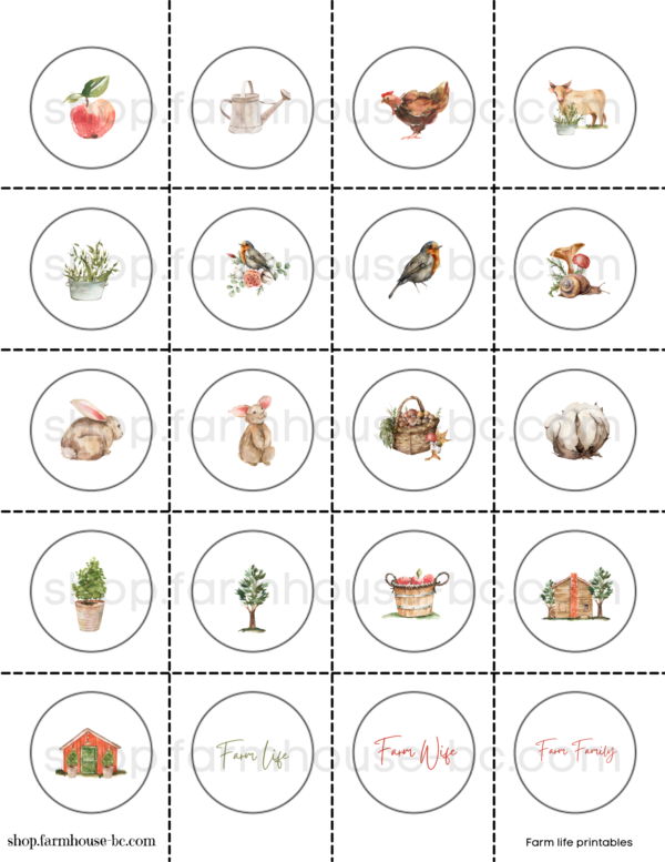 Free printables for making glass gem crafts.